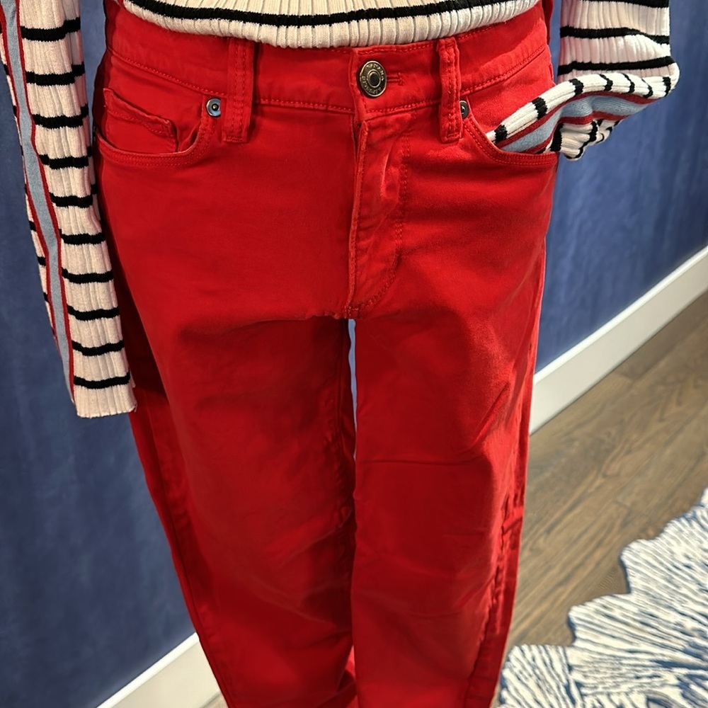 BANANA REPUBLIC red pants, size 27 - Picture 4 of 6